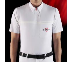 EQUESTRO RIDERTECHNOLOGY MEN COMPETITION POLO WITH ZIP - 9951