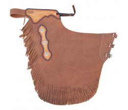 CINCH CHAPS WESTERN FULL GRAIN UNISEX FRINGE - 4110