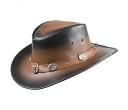 AUSTRALIAN LEATHER HAT MODEL TOMBSTONE UNISEX - 4076