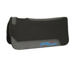 WESTERN NEOPRENE SADDLE PAD WITH FELT ABOVE AND BELOW WITH VENTILATE HOLES - 5068