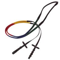 RUBBER COLOURED REINS