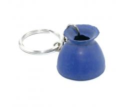 SOFT RUBBER OVER-REACH BOOTH SHAPED LILLIPUT KEYCHAIN - 0093