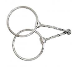 RING SNAFFLE TWISTED MOUTHPIECE - 4532