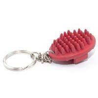 SOFT RUBBER CURRY COMB SHAPED LILLIPUT KEYCHAIN