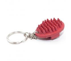 SOFT RUBBER CURRY COMB SHAPED LILLIPUT KEYCHAIN - 0092