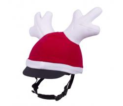 CHRISTMAS HELMET COVER WITH REINDEER EARS  - 9316