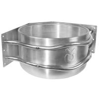 CORNER STEEL ROUND FEEDING TROUGH