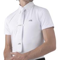 EQUILINE NIAM COMPETITION SHORT-SLEEVED POLO SHIRT IN PIQUET