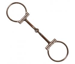 D RING SNAFFLE WITH COPPER INSERTS - 4534