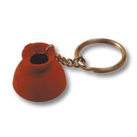 SOFT RUBBER OVER-REACH BOOTH SHAPED LILLIPUT KEYCHAIN