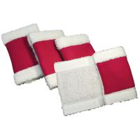 SET 4 COVER BANDAGES FOR CHRISTMAS VELCRO CLOSURE