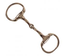 SNAFFLE EGG BUTT BIT STAINLESS STEEL TWIST - 2556