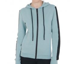 EQUESTRO HOODIE IN FLEECE COTTON FOR WOMEN - 9861