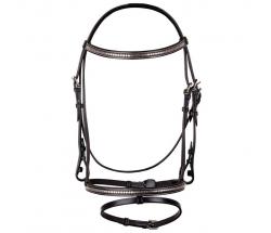 PARIANI ENGLISH BRIDLE WITH NICKEL PLATED CLINCHER - 2357