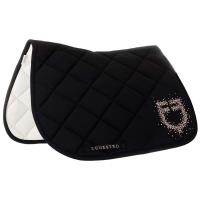 EQUESTRO JUMPING SADDLE PAD WITH CRYSTAL LOGO