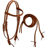 WESTERN ROUND BRIDLE WITH STUDS